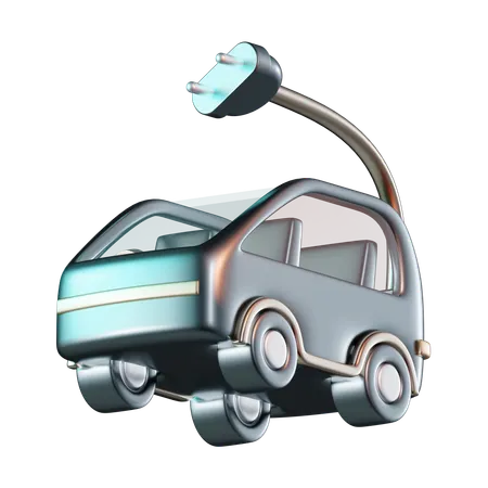 Voiture électrique  3D Icon