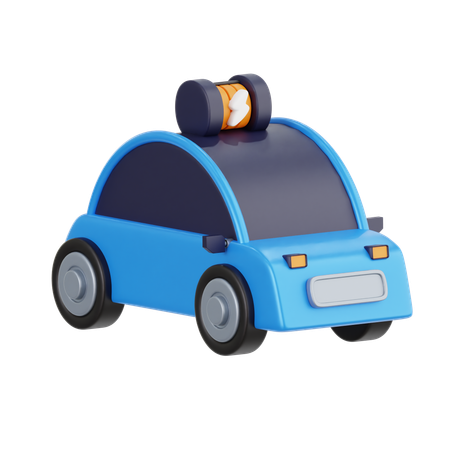 Voiture électrique  3D Icon