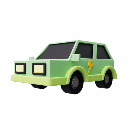 Voiture électrique  3D Icon