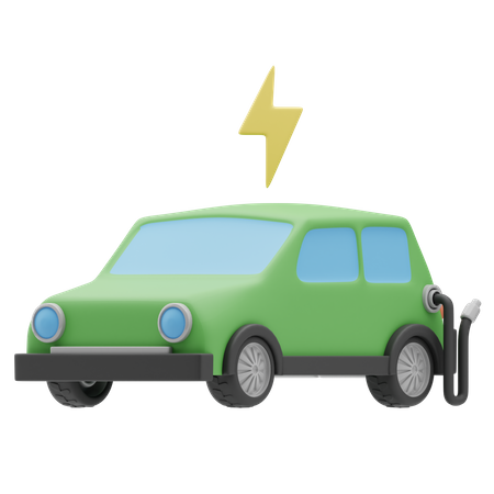 Voiture électrique  3D Icon