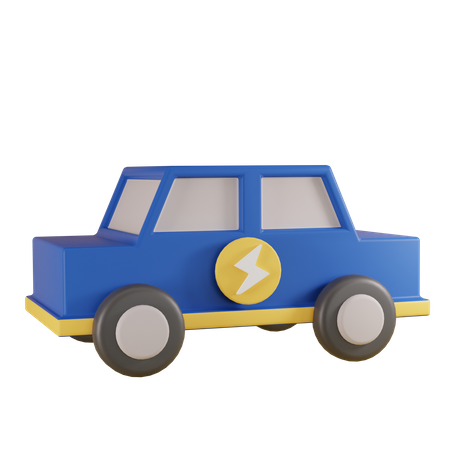 Voiture électrique  3D Icon