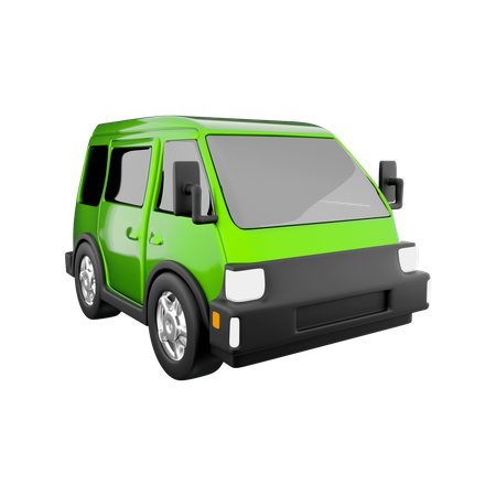 Voiture électrique  3D Icon