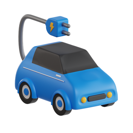 Voiture électrique  3D Illustration