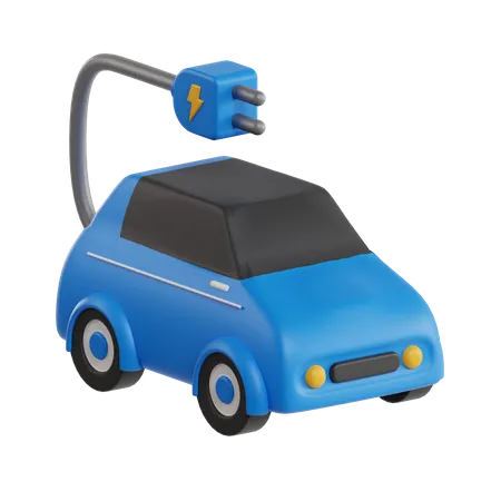 Voiture électrique  3D Illustration