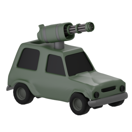 Voiture militaire  3D Icon