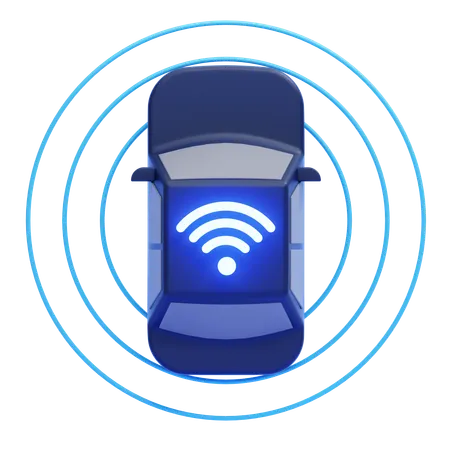 Voiture intelligente  3D Icon