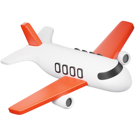 Vol d'avion  3D Icon