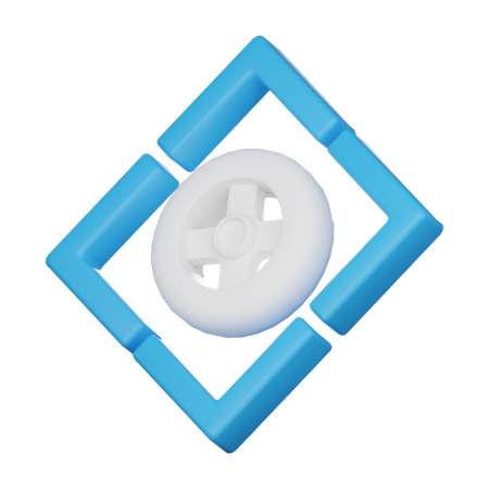 Volant  3D Icon