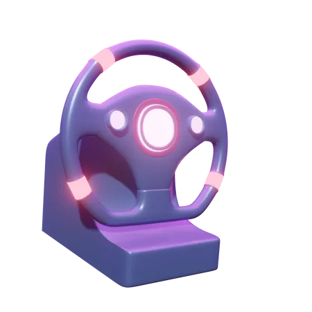 Volant de course  3D Icon