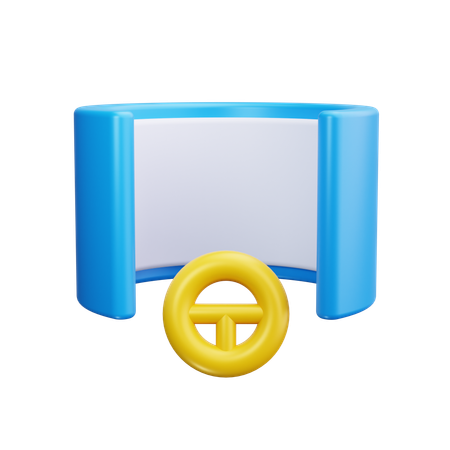 Volante  3D Icon