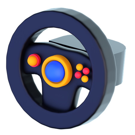 Volante  3D Icon