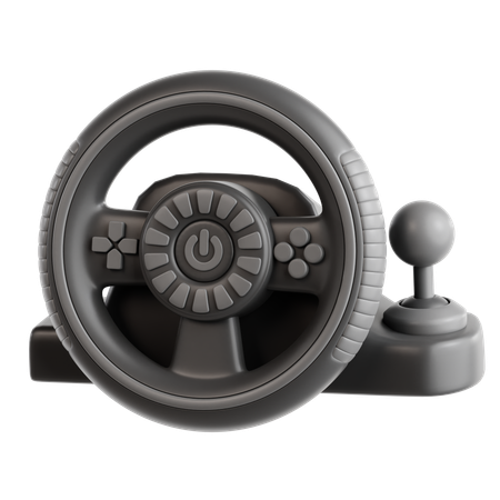 Volante de jogos  3D Icon