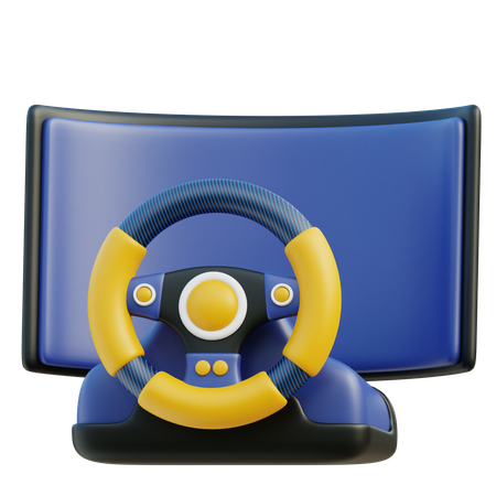 Volante de juego  3D Icon