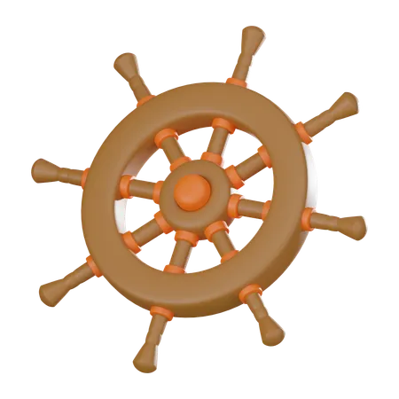 Volante de navios  3D Icon