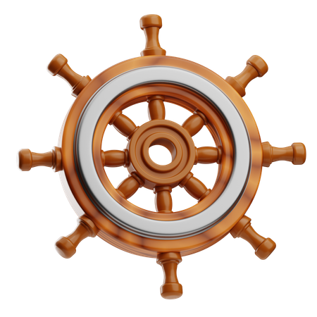 Volante de navios  3D Icon