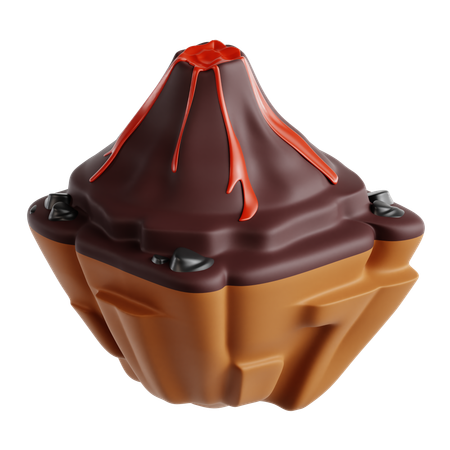 Volcan  3D Icon