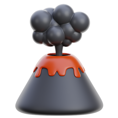 Volcan  3D Icon