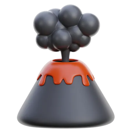 Volcan  3D Icon