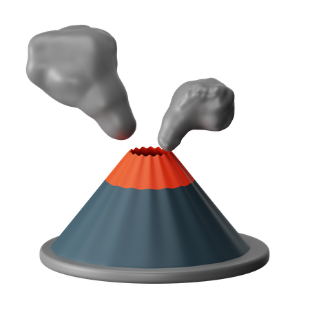 Volcán  3D Icon