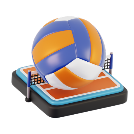 Voleibol  3D Icon