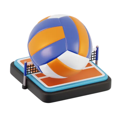 Voleibol  3D Icon