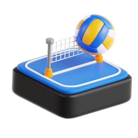 Voleibol  3D Icon