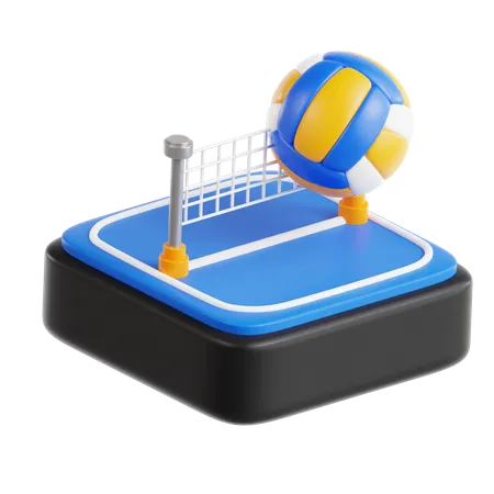 Voleibol  3D Icon