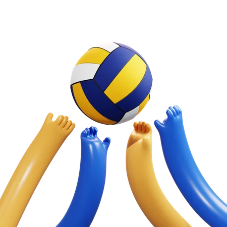 Voleibol  3D Illustration