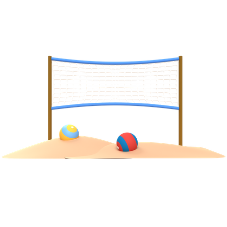 Voleibol  3D Illustration