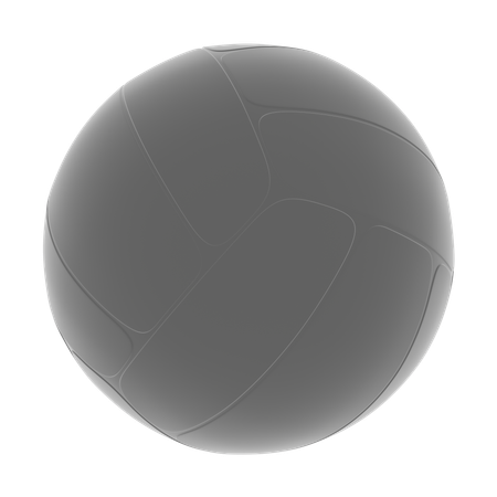 Forma abstracta de voleibol  3D Icon