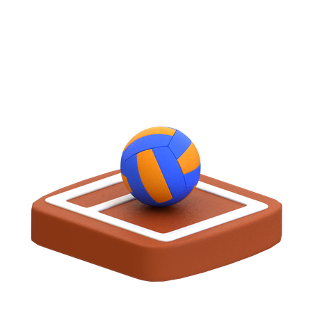 Voleyball  3D Icon