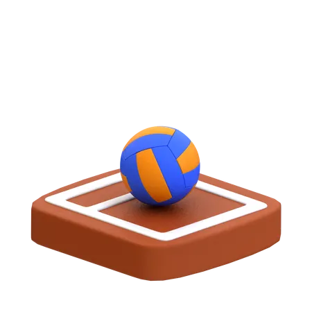 Voleyball  3D Icon