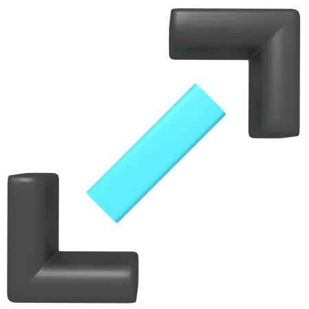 Ganzer Bildschirm  3D Icon