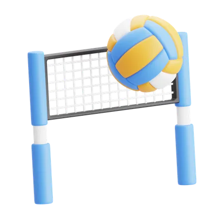 Volley  3D Icon