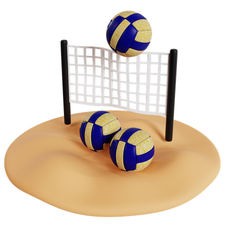 Volley  3D Icon