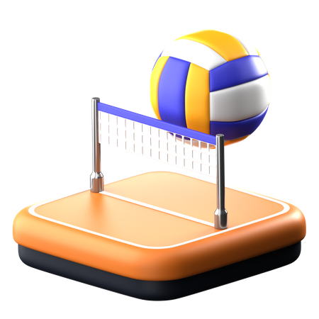 Volley-ball  3D Icon