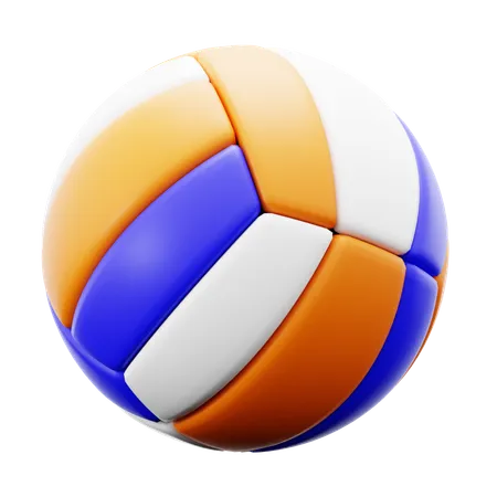 Volley Ball Sport Equipment 3 D Icon Illustration Render Design 3D Icon