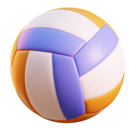 Volley Ball  3D Icon