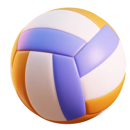 Volley Ball  3D Icon