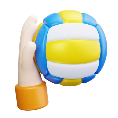 Service de volley-ball  3D Icon