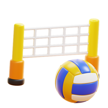 VOLLEYBALL  3D Icon