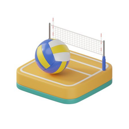 Volleyball  3D Icon