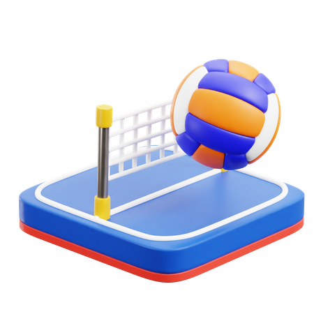 Volleyball  3D Icon