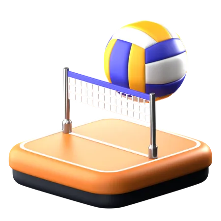 Volleyball  3D Icon