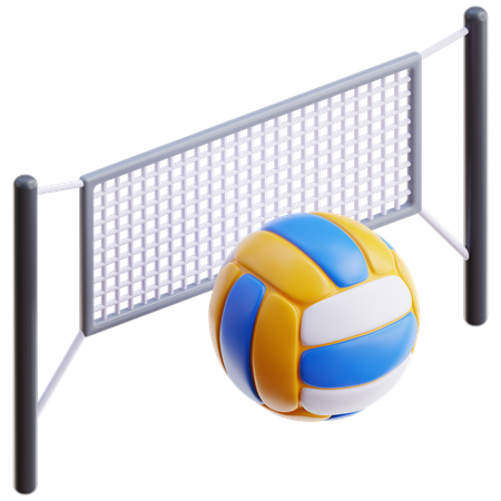 Volleyball  3D Icon