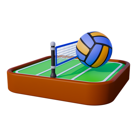 Volleyball  3D Icon