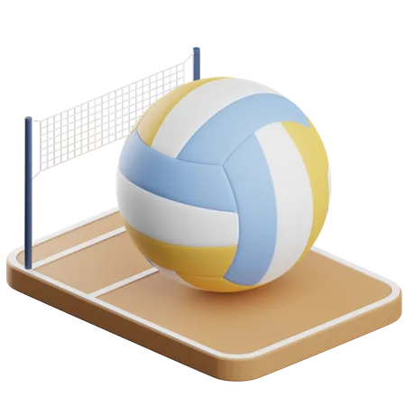 Volleyball  3D Icon