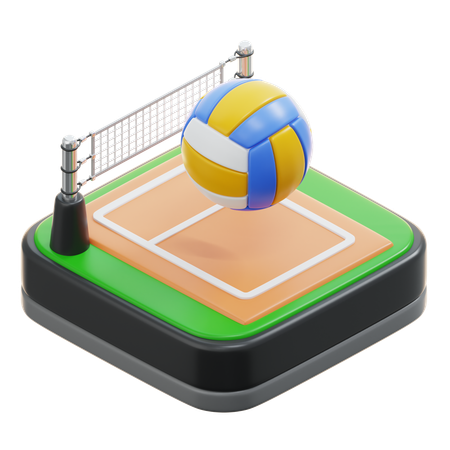 Volleyball  3D Icon