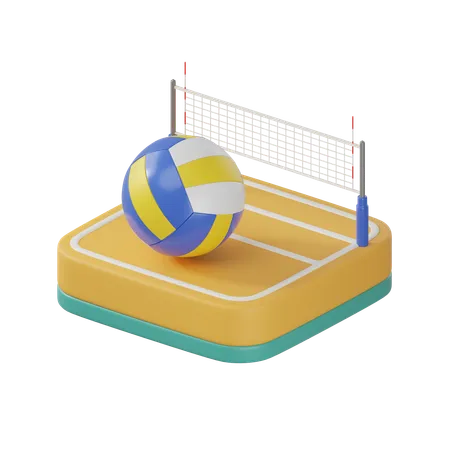 Volleyball  3D Icon