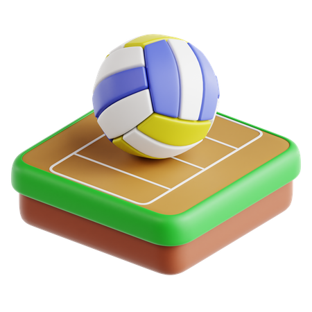 Volleyball  3D Icon